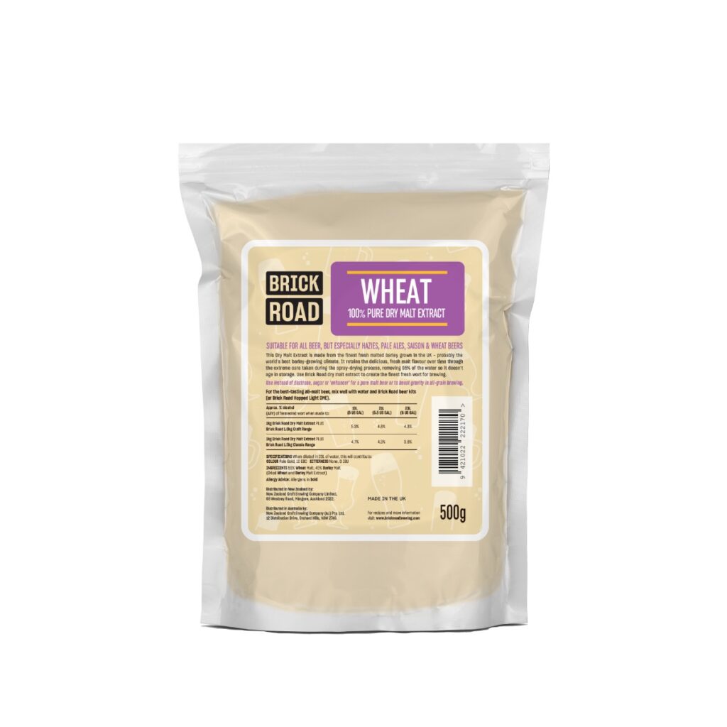 Brick Road DME Wheat 500g Brick Road Brewing Co. Brew. Enjoy.