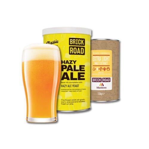 Brick Road Hazy Pale Ale 1.5Kg Brick Road Brewing Co. Brew. Enjoy.